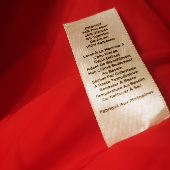 TALBOTS fire red🔥 open front blazer jacket! - Picture 14 of 15